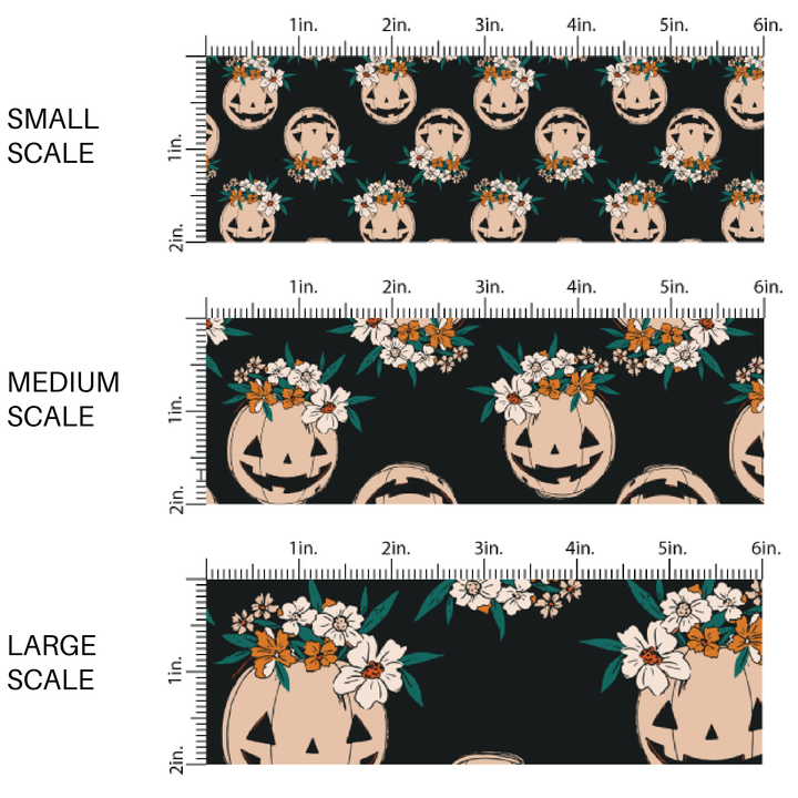Beige Floral Jack Fabric By The Yard