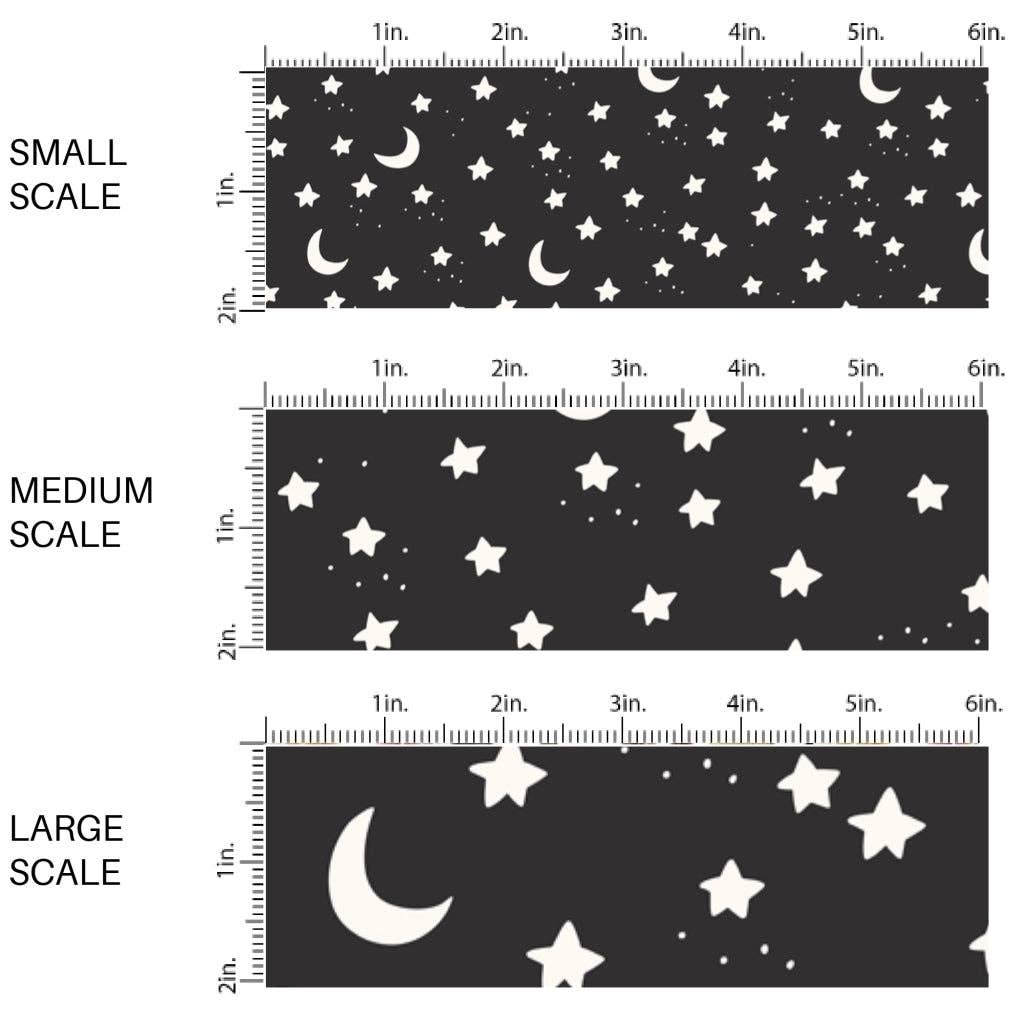 Halloween Night Black Fabric By The Yard