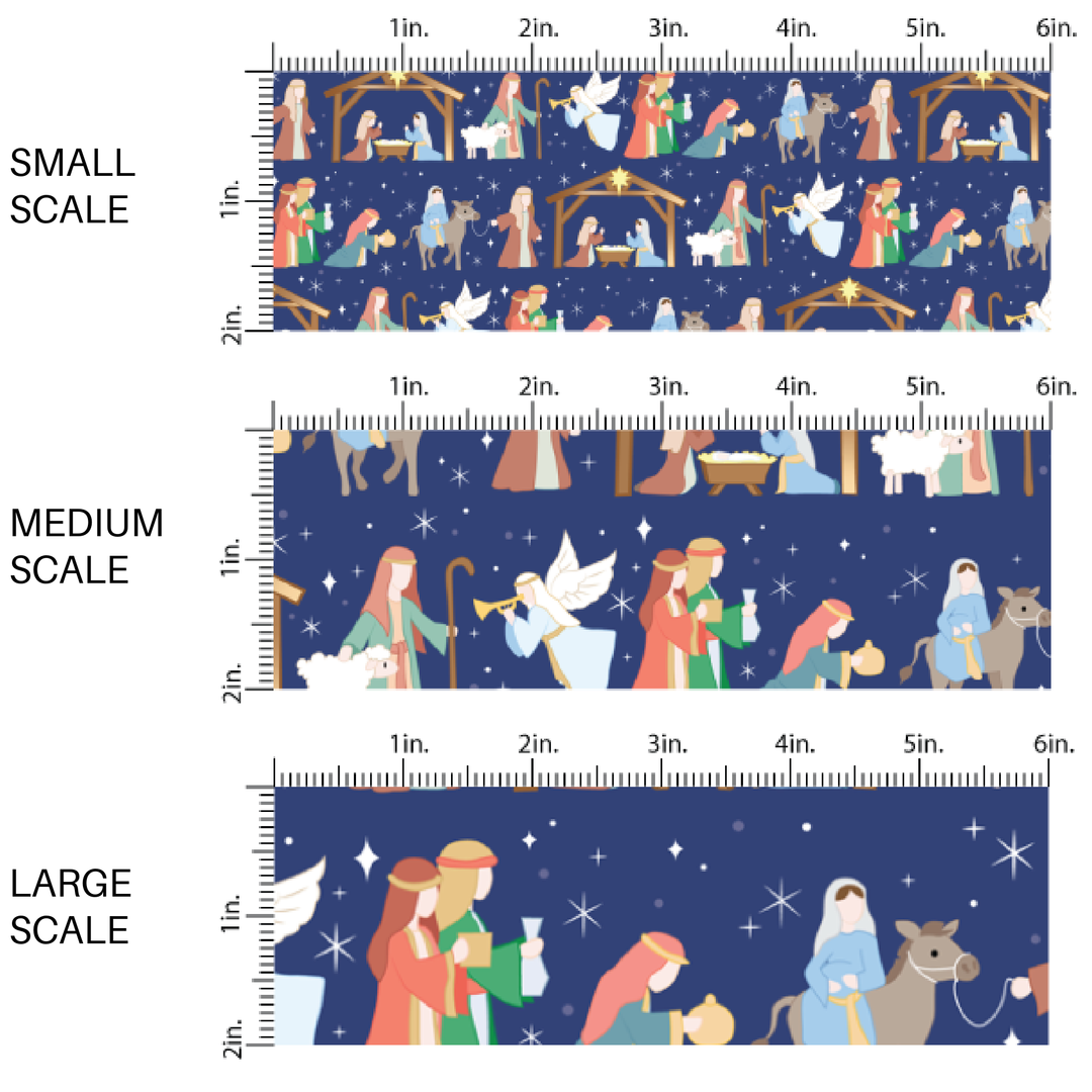 Away in a Manger Fabric By The Yard