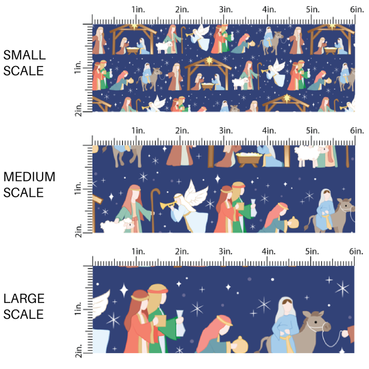 Away in a Manger Fabric By The Yard