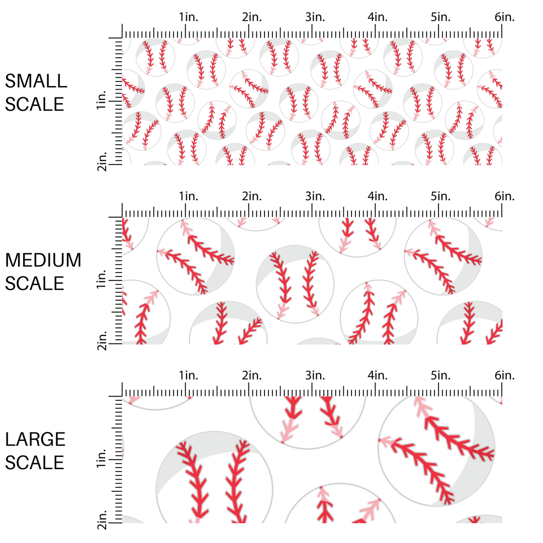 Baseballs Fabric By The Yard