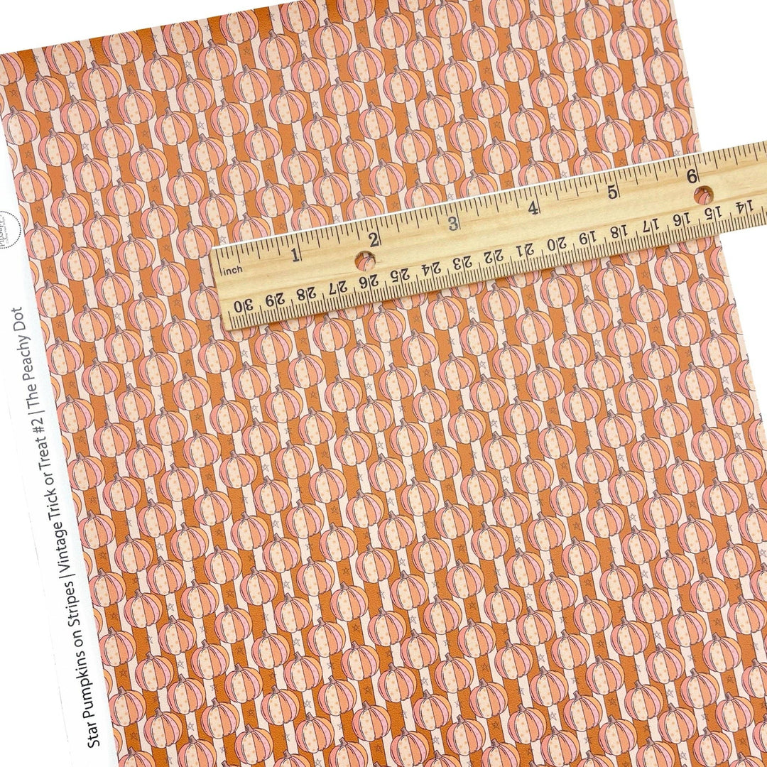 Vintage Trick Or Treat #2 | The Peachy Dot | Faux Leather Sheets