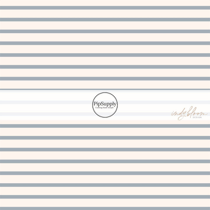 Berries and Cream Stripe Fabric By The Yard