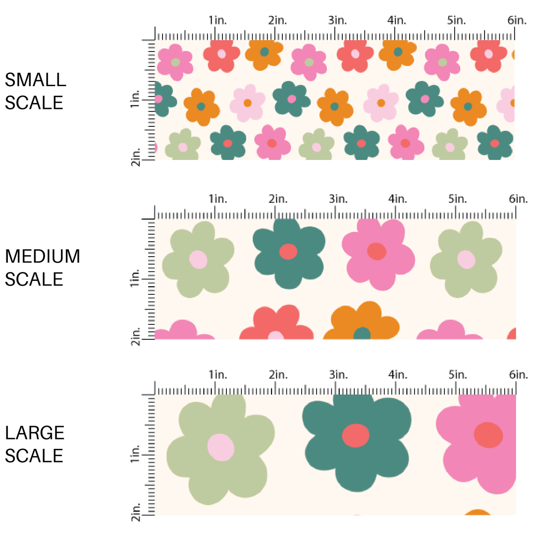 Funky Florals Fabric By The Yard