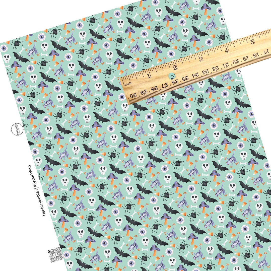 Heebie-jeebies Faux Leather Sheets
