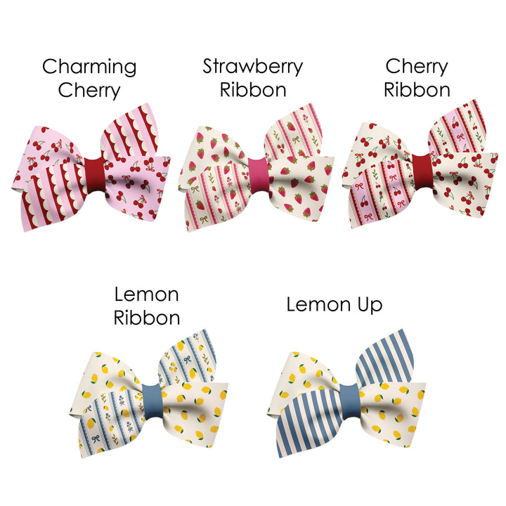 Sweet Pickings Pinwheel Faux Leather DIY Hair Bows Cutouts