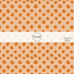 Beige fabric by the yard and apricot speckled dots.