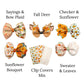 patterns for diy faux leather autumn in the air hair bows