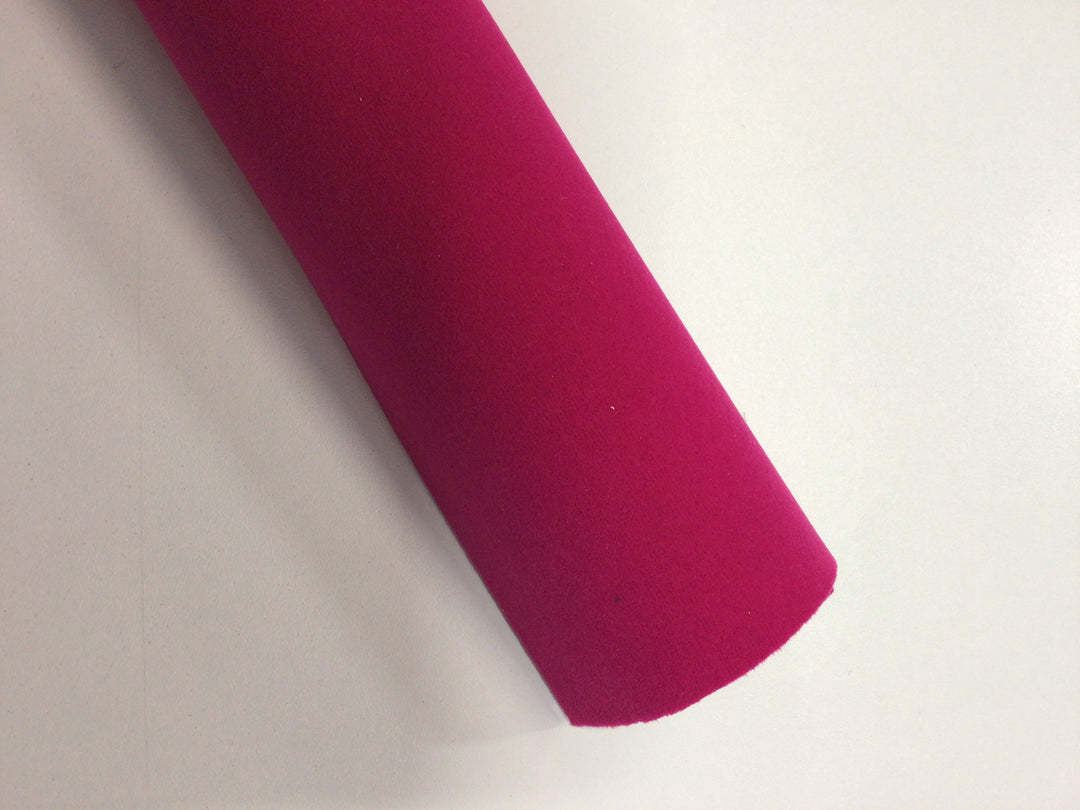 Magenta Velvet Vegan Leather Sheets
