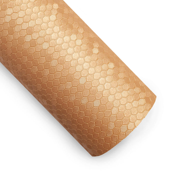 Honeycomb Embossed Vegan Leather Sheets