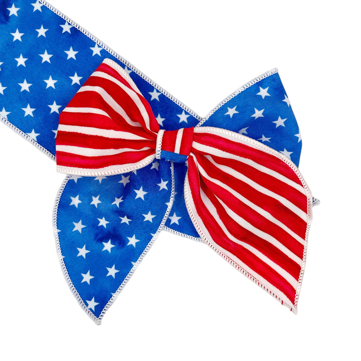 Stars & Stripes JB Effortless Bow Strips - Serged Edge