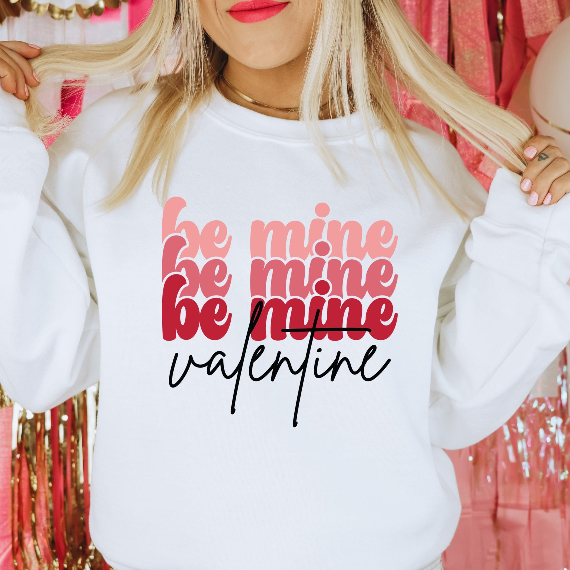 Valentine Iron On Transfers - Be Mine Valentine Sublimation and