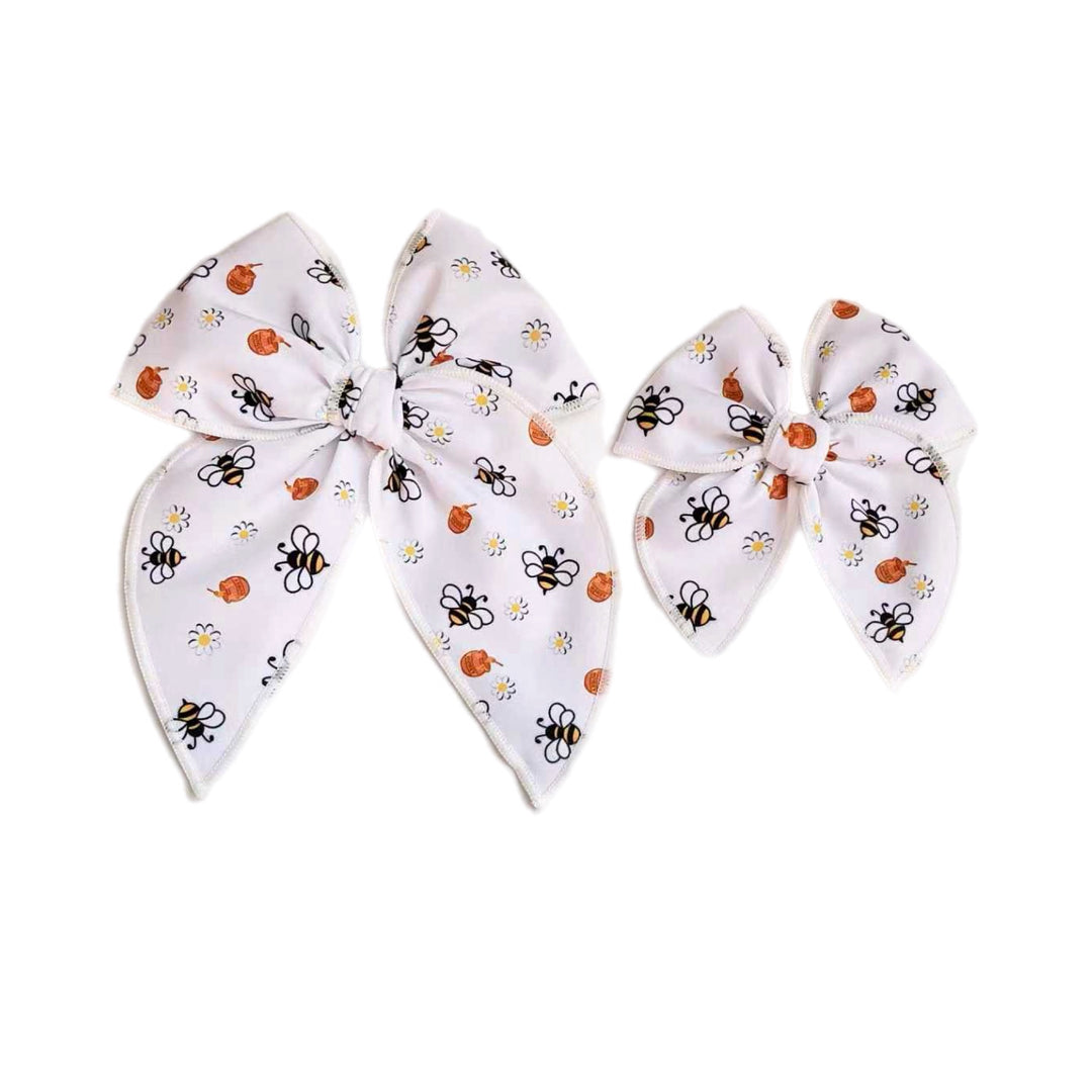 Beehive Fabric SAILOR Hair Bow w/ Clip