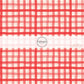 These holiday pattern themed fabric by the yard features red and cream plaid pattern. This fun Christmas fabric can be used for all your sewing and crafting needs!