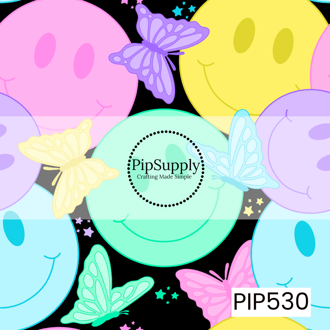 PIP530 - Black Butterfly Smilies