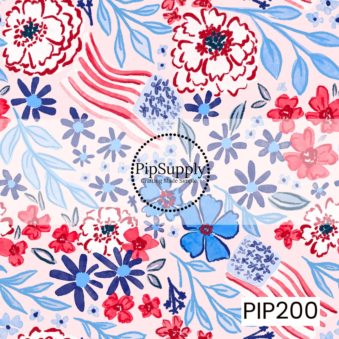 PIP200 - Liberty Garden Floral Pink