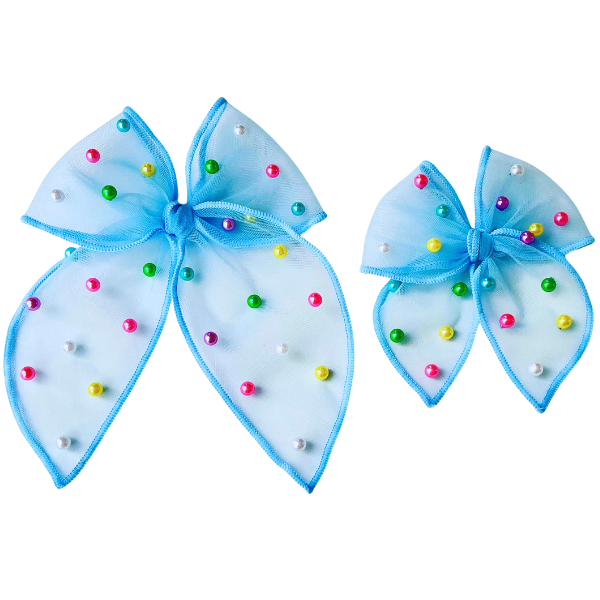 Dew Drop Dreams SAILOR  Hair Bow w/ Clip