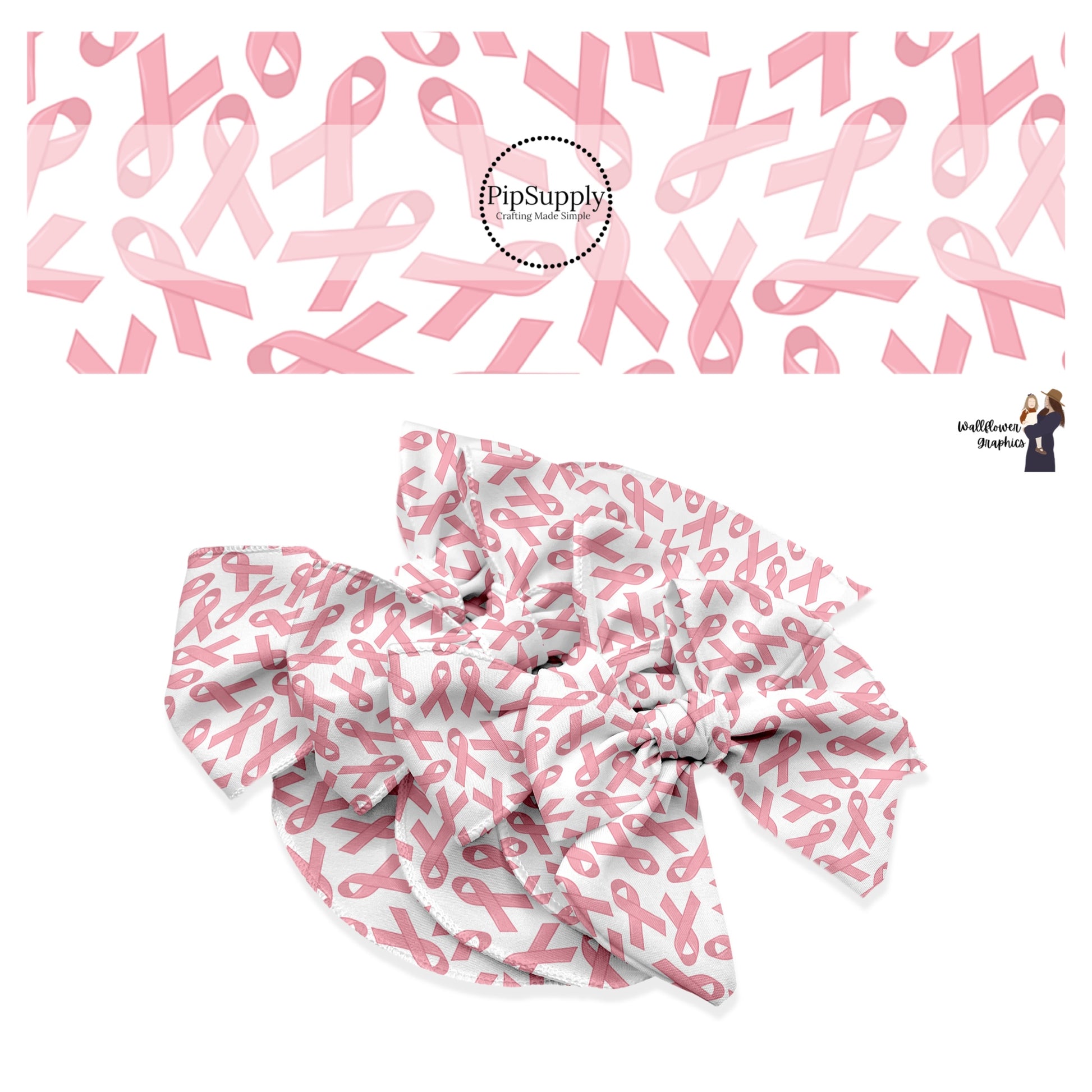 Hot Pink Ribbon Pattern