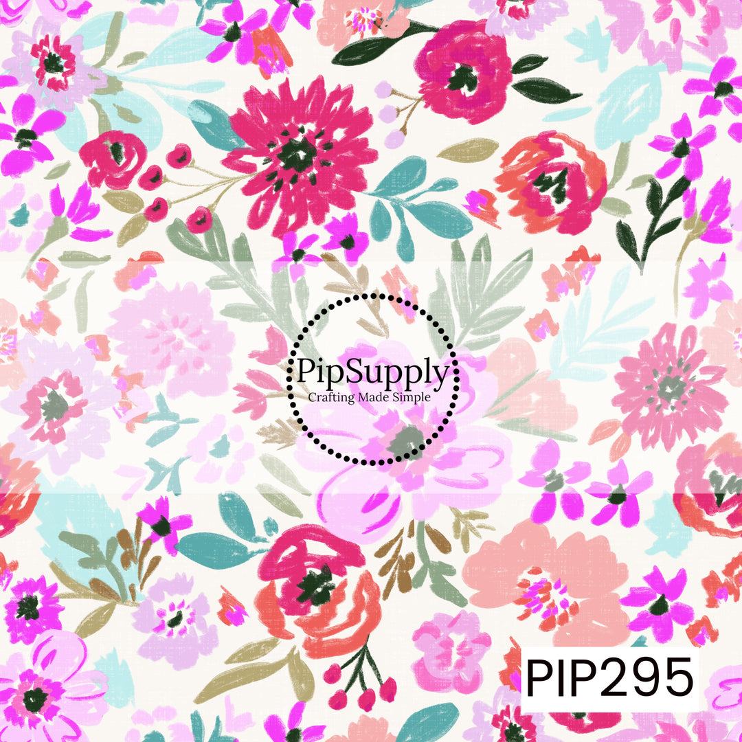 PIP295 - Vibrant Painted Blossoms