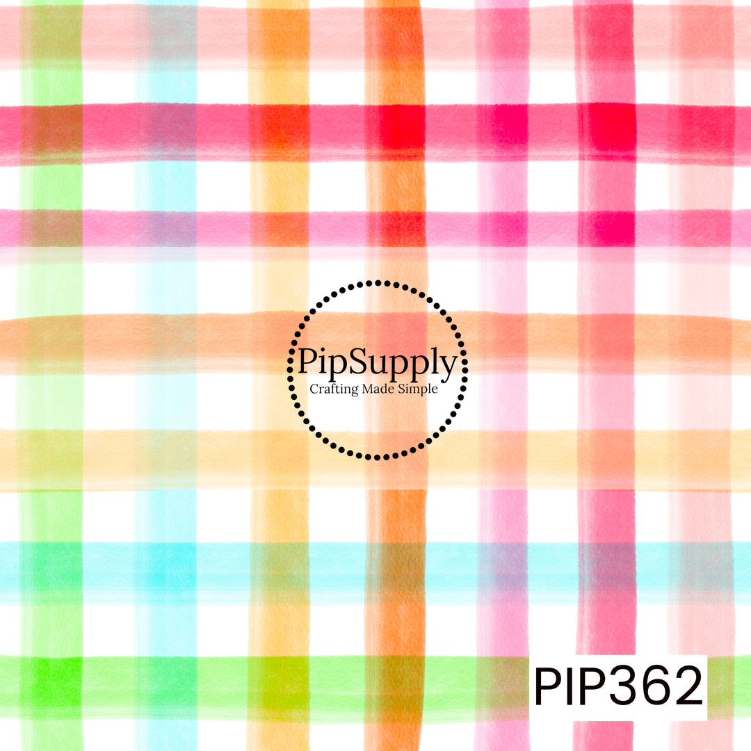 PIP362 - Bright Blossom Plaid