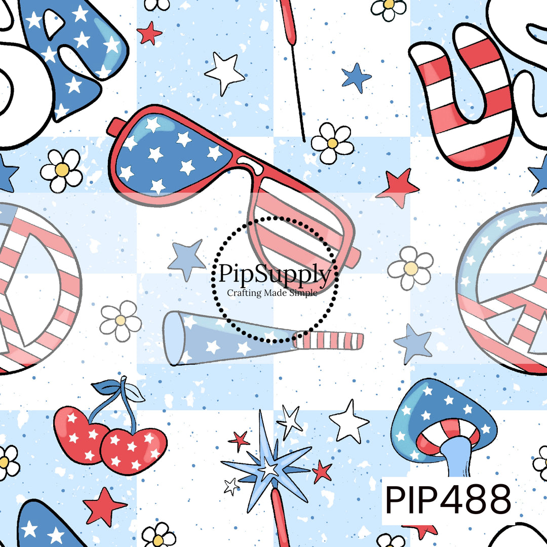 PIP488 - Checks Groovy Daisy USA