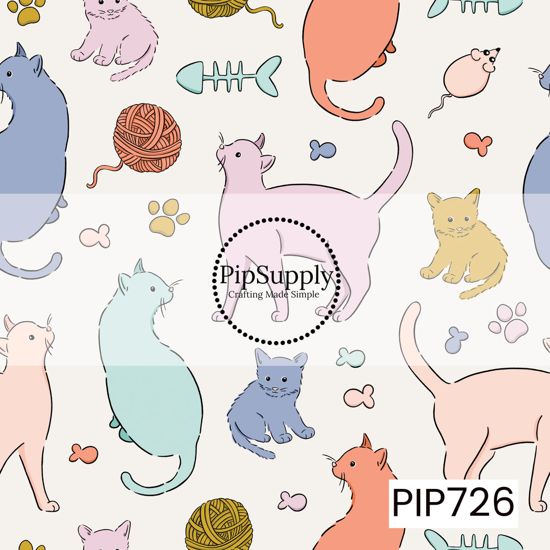PIP726 - Petshop Cat Colorful