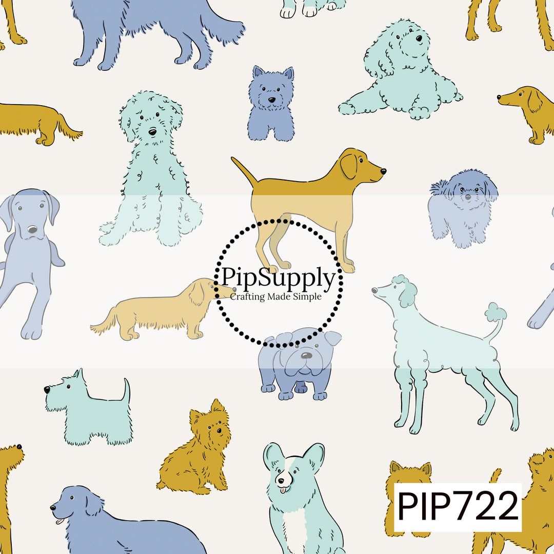 PIP722 - Petshop Dog Blue Yellow