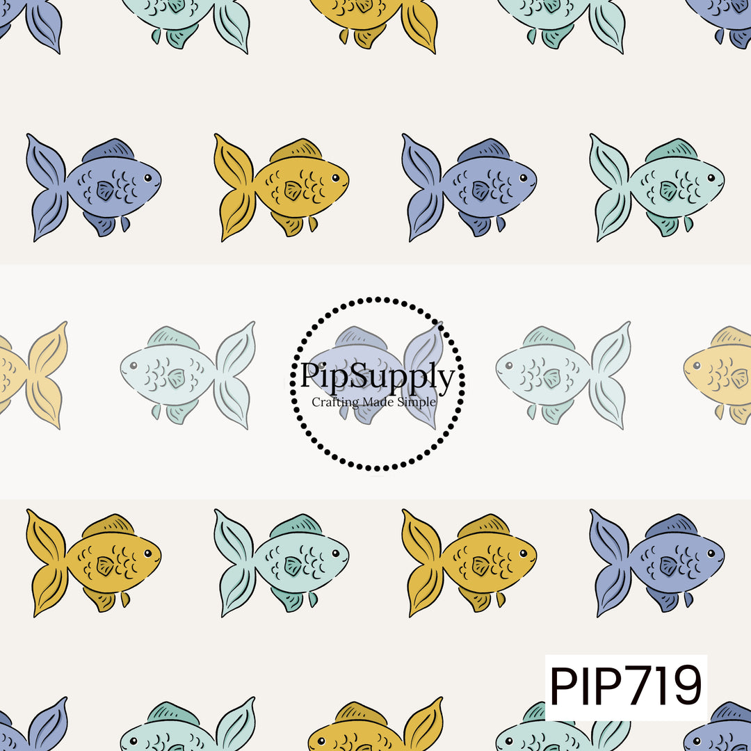 PIP719 - Petshop Goldfish Blue Yellow