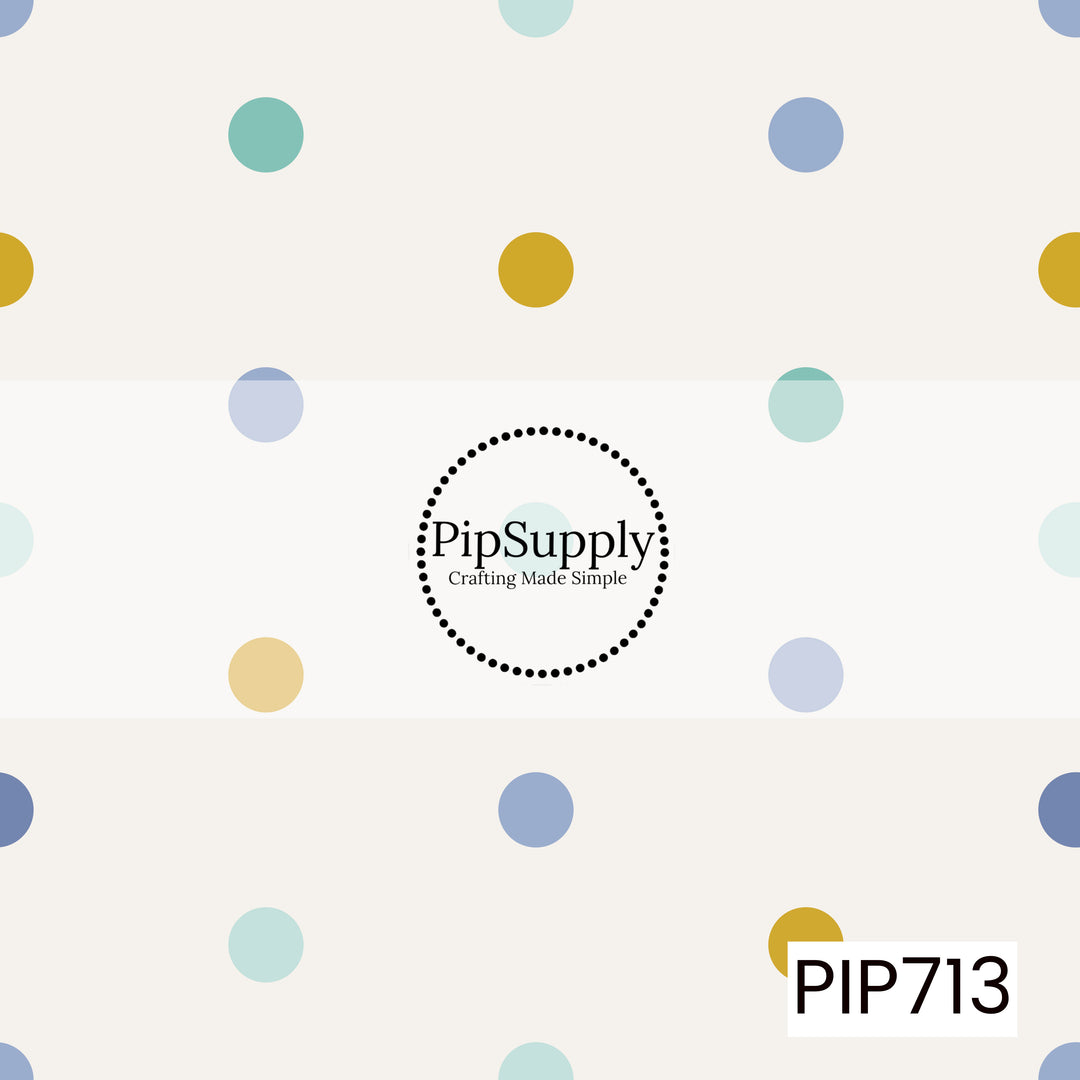 PIP713 - Petshop Dot Blue Yellow