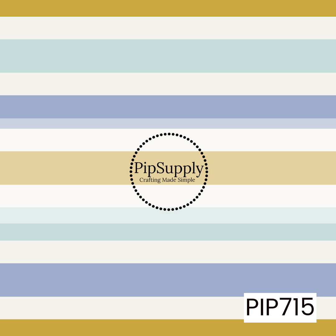 PIP715 - Petshop Stripe Blue Yellow