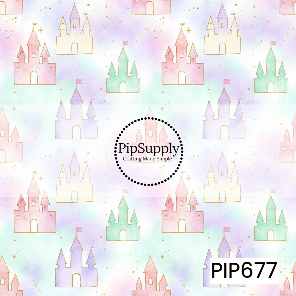 PIP677 - Pastel Fairytale Castle