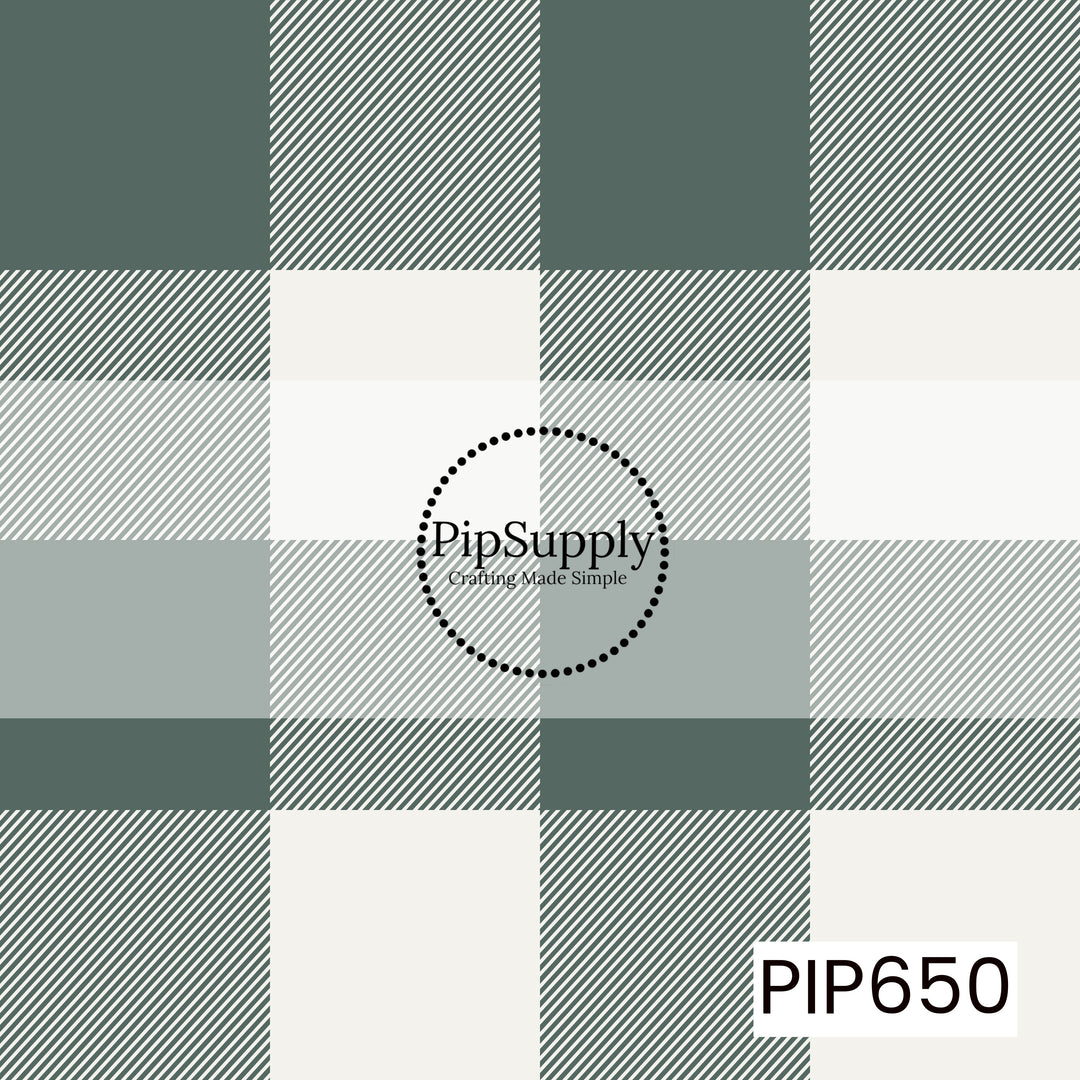PIP650 - Desert Shine Plaid Forest Green