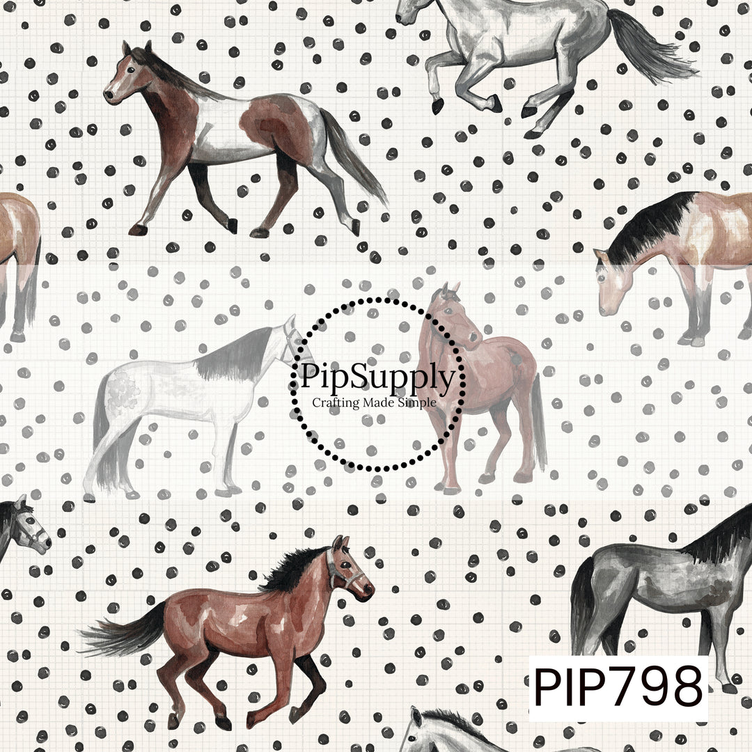 PIP798 - Wild Spirit Horses Spotted