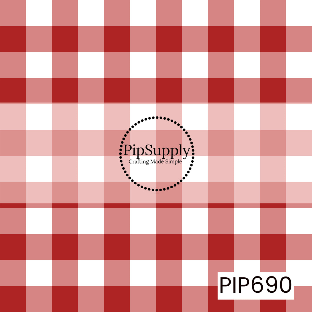 PIP690 - Patriotic Gingham Red