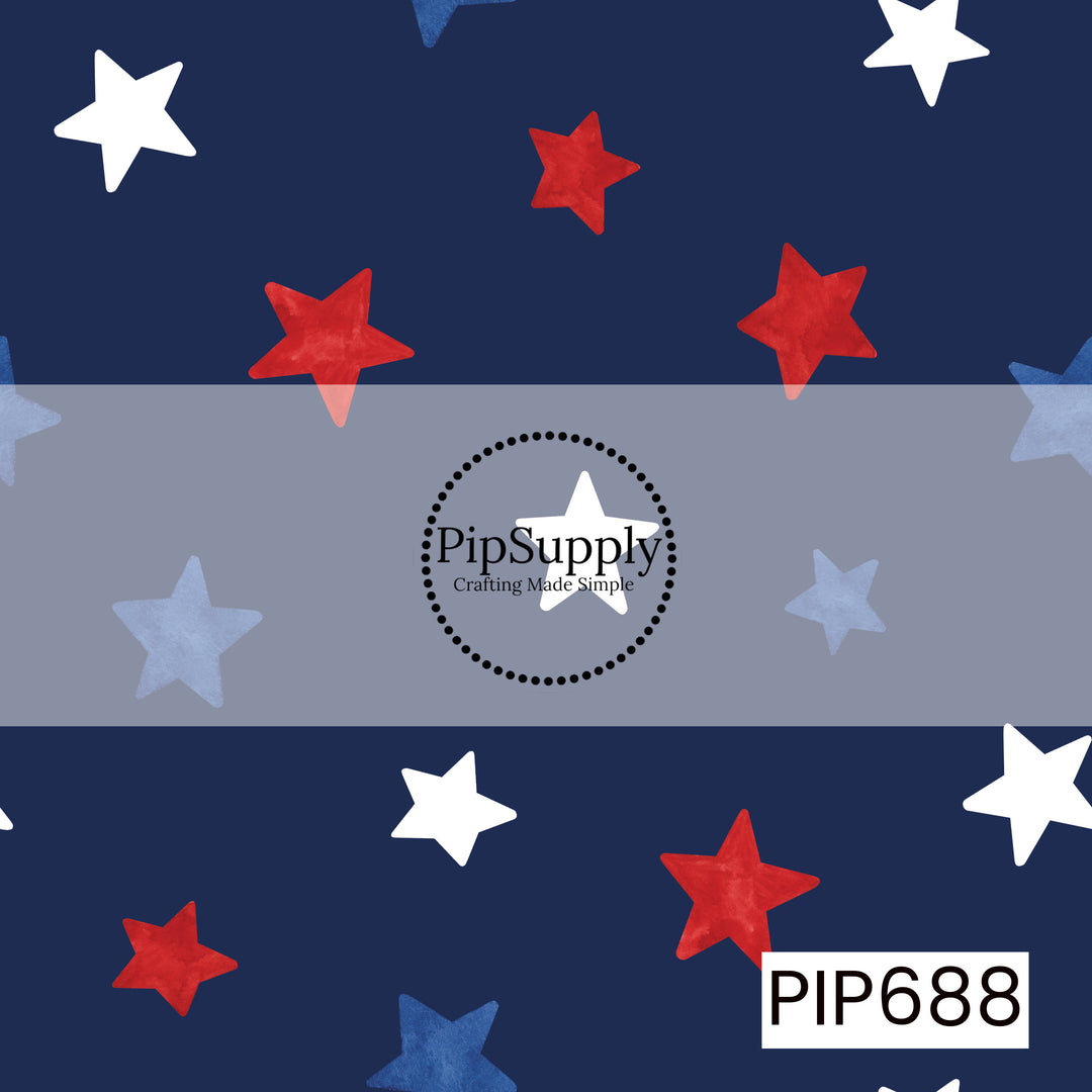 PIP688 - Patriotic Small Stars Blue