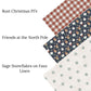 Rust Christmas PJ’sFaux Leather Sheets