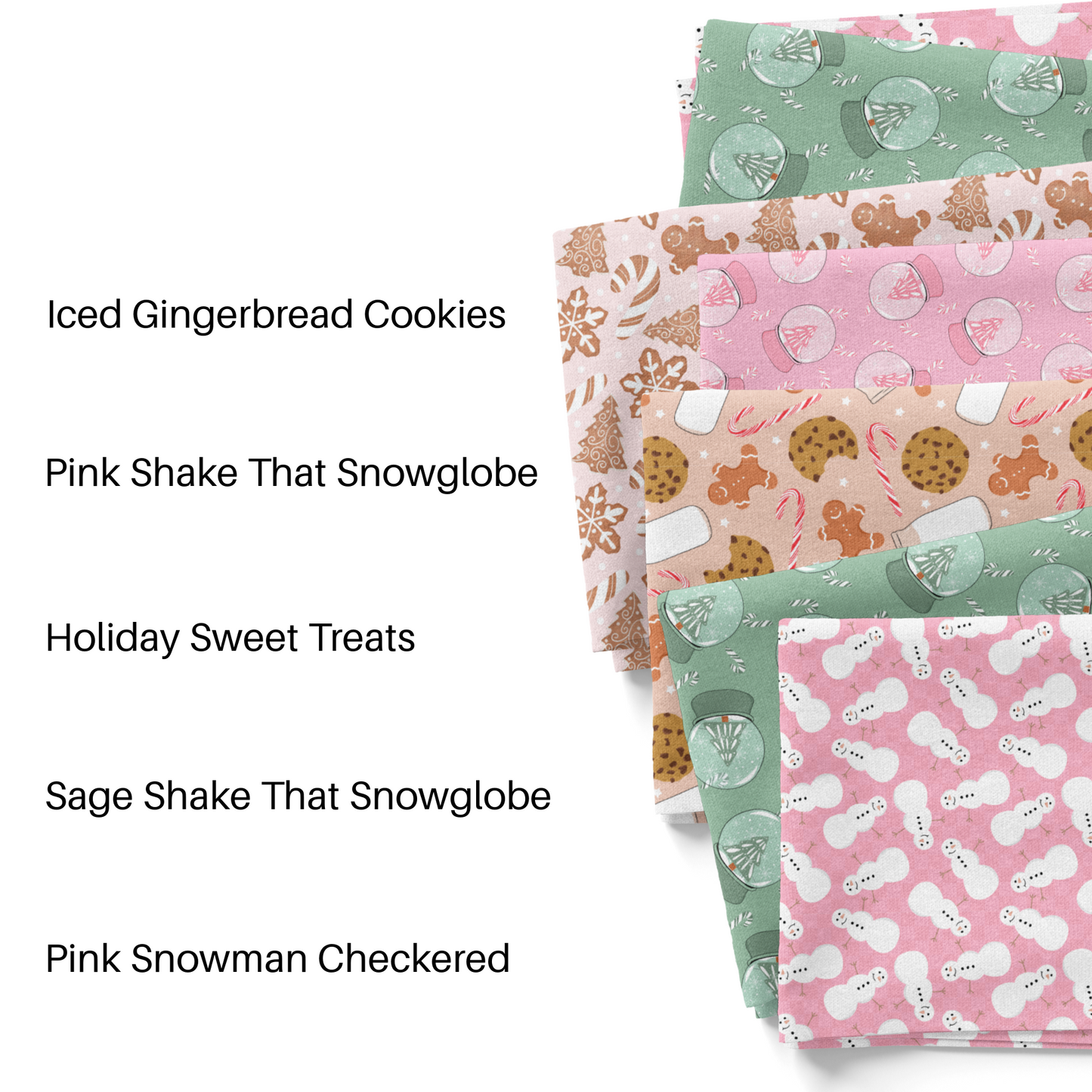 Pink Shake That Snowglobe Fabric By The Yard