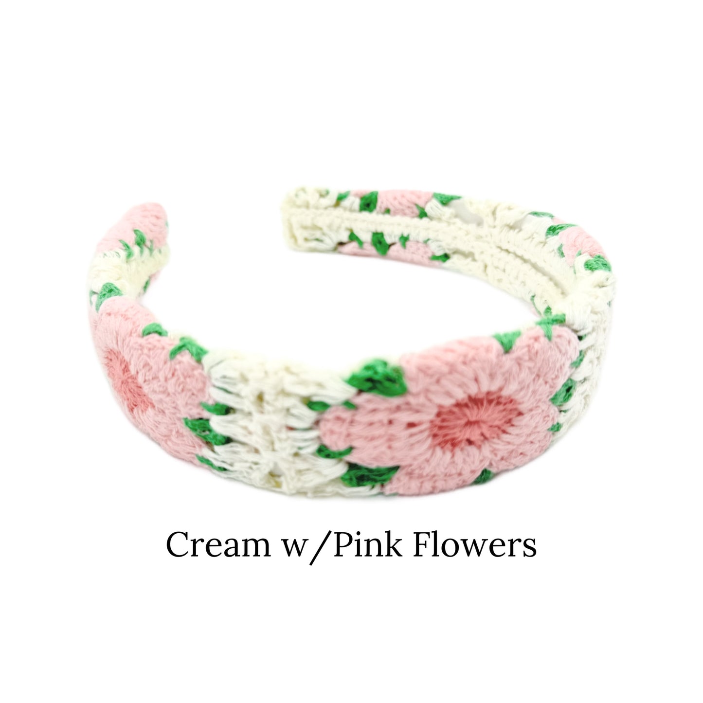 Colorful Flower Crocheted Headbands