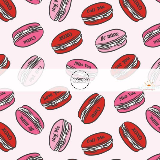 Food Fabric By The Yard - Valentine Cookies and Pops Fabric - Valentine  Fabric – Pip Supply