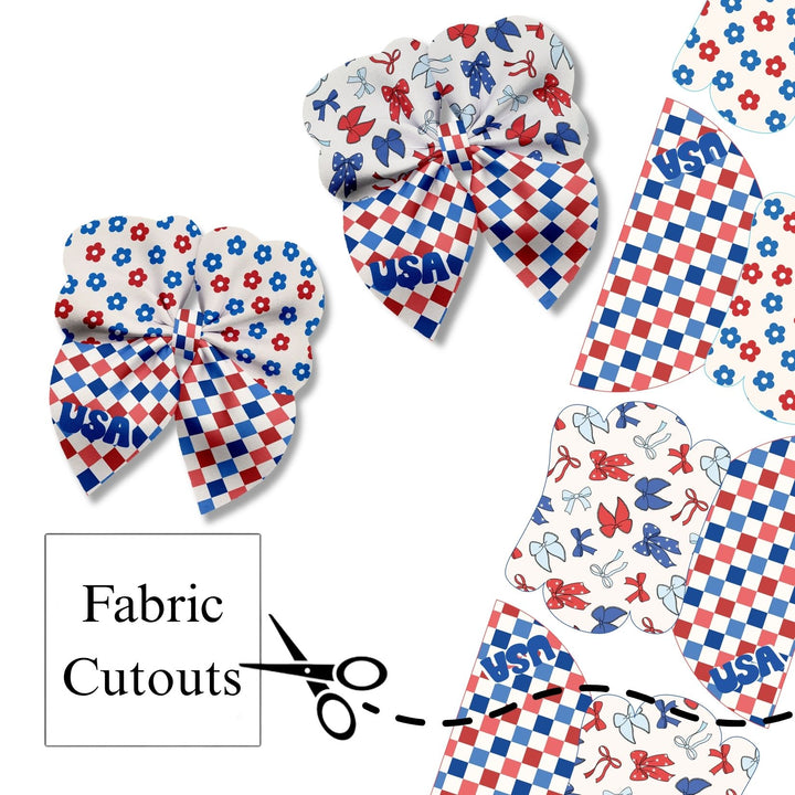 All American Cuties Shapes Bubble Neoprene DIY Hair Bows