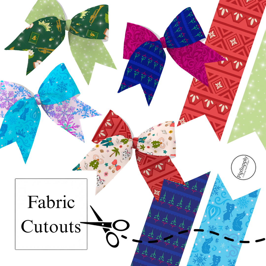 Princess Playdate Cheer Neoprene DIY Hair Bows