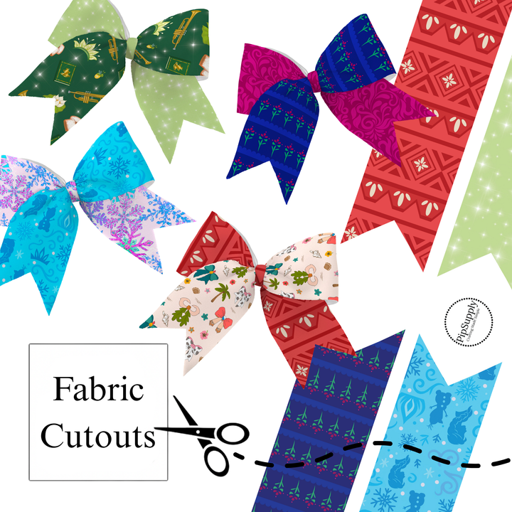 Princess Playdate Cheer Neoprene DIY Hair Bows