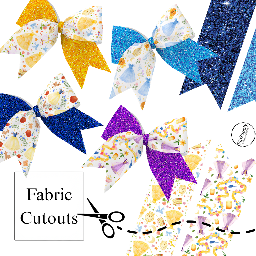 Princess Parade Sparkle Cheer Neoprene DIY Hair Bows