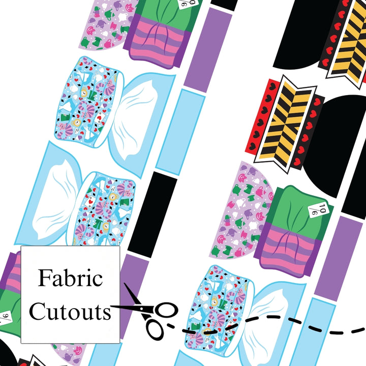 MINI Down The Rabbit Hole Bubble Neoprene DIY Hair Bows