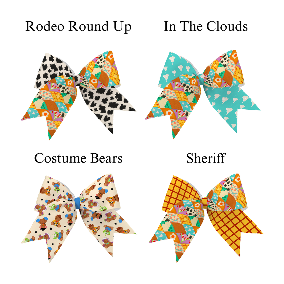 Toy Box Treasure Cheer Neoprene DIY Hair Bows