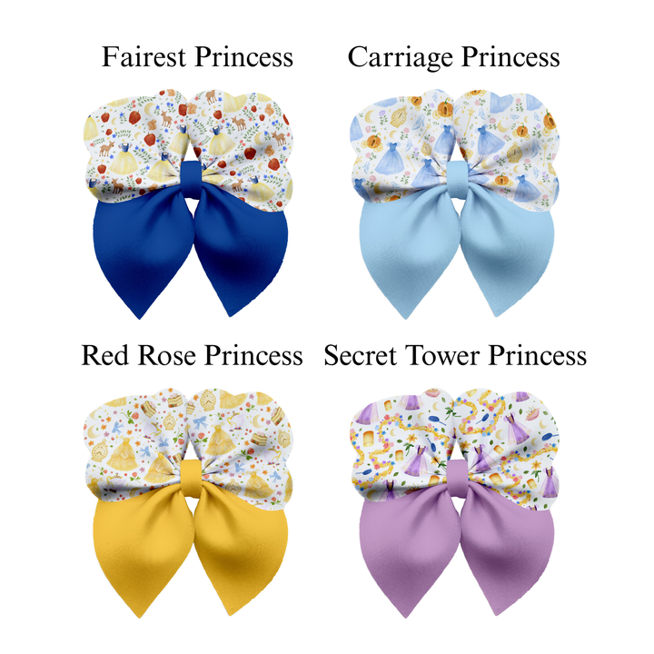 Crowned Elegance Shapes Bubble Neoprene DIY Hair Bows