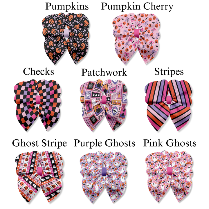 Pink-O-Ween Bubble Neoprene DIY Hair Bow Cutouts