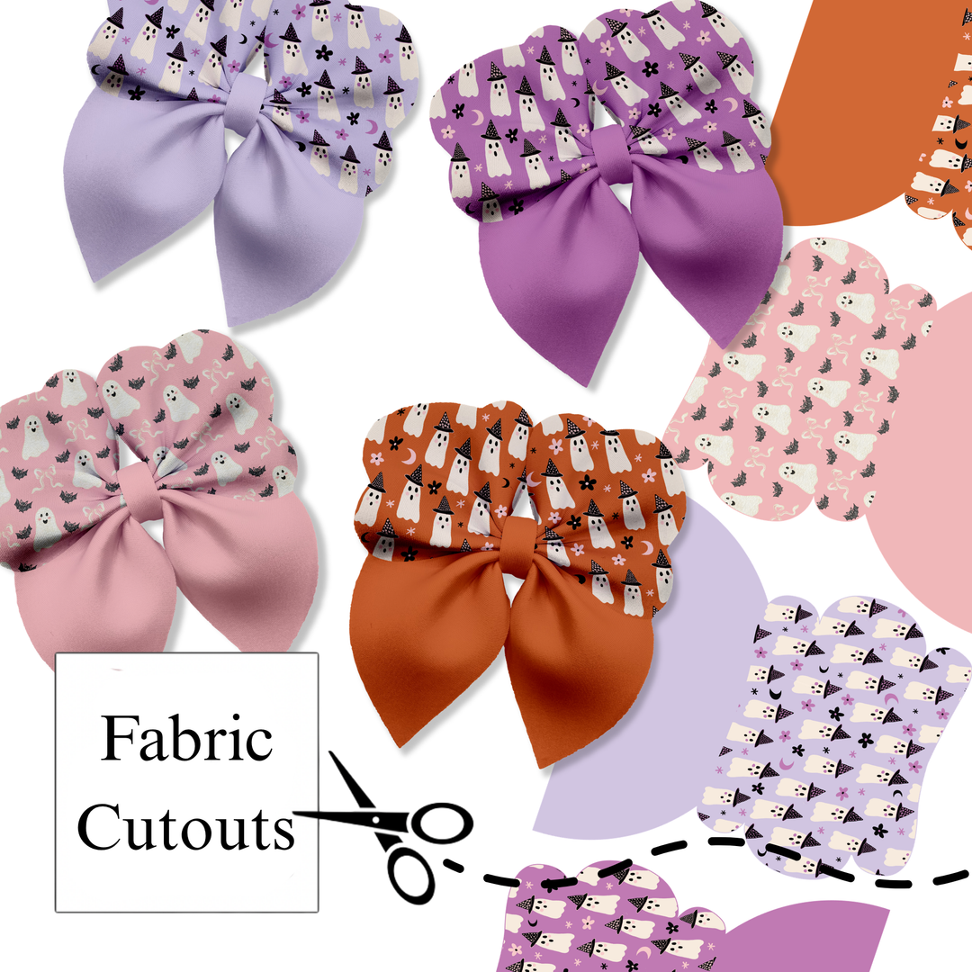 Cutest Spooks Bubble Neoprene DIY Hair Bow Cutouts