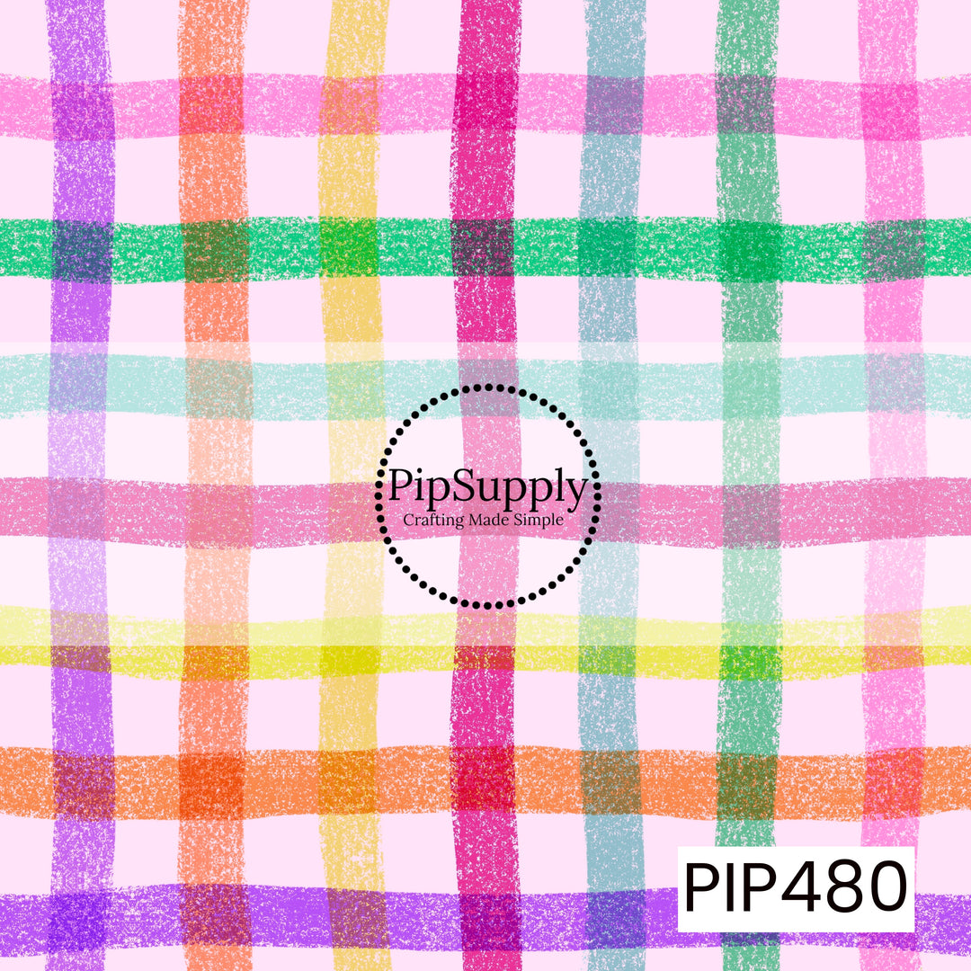 PIP480 - Crayon Multi Plaid Pink