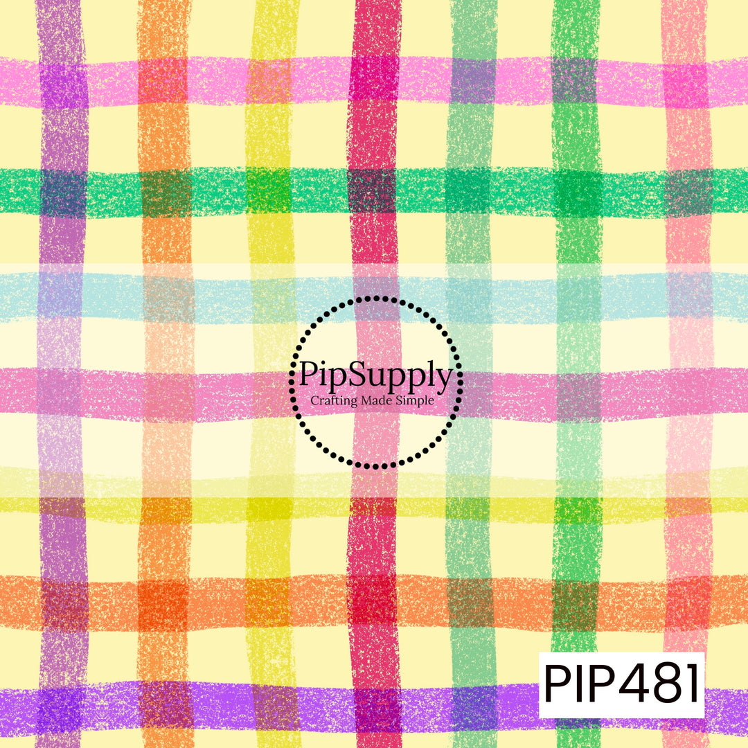 PIP481 - Crayon Multi Plaid Yellow